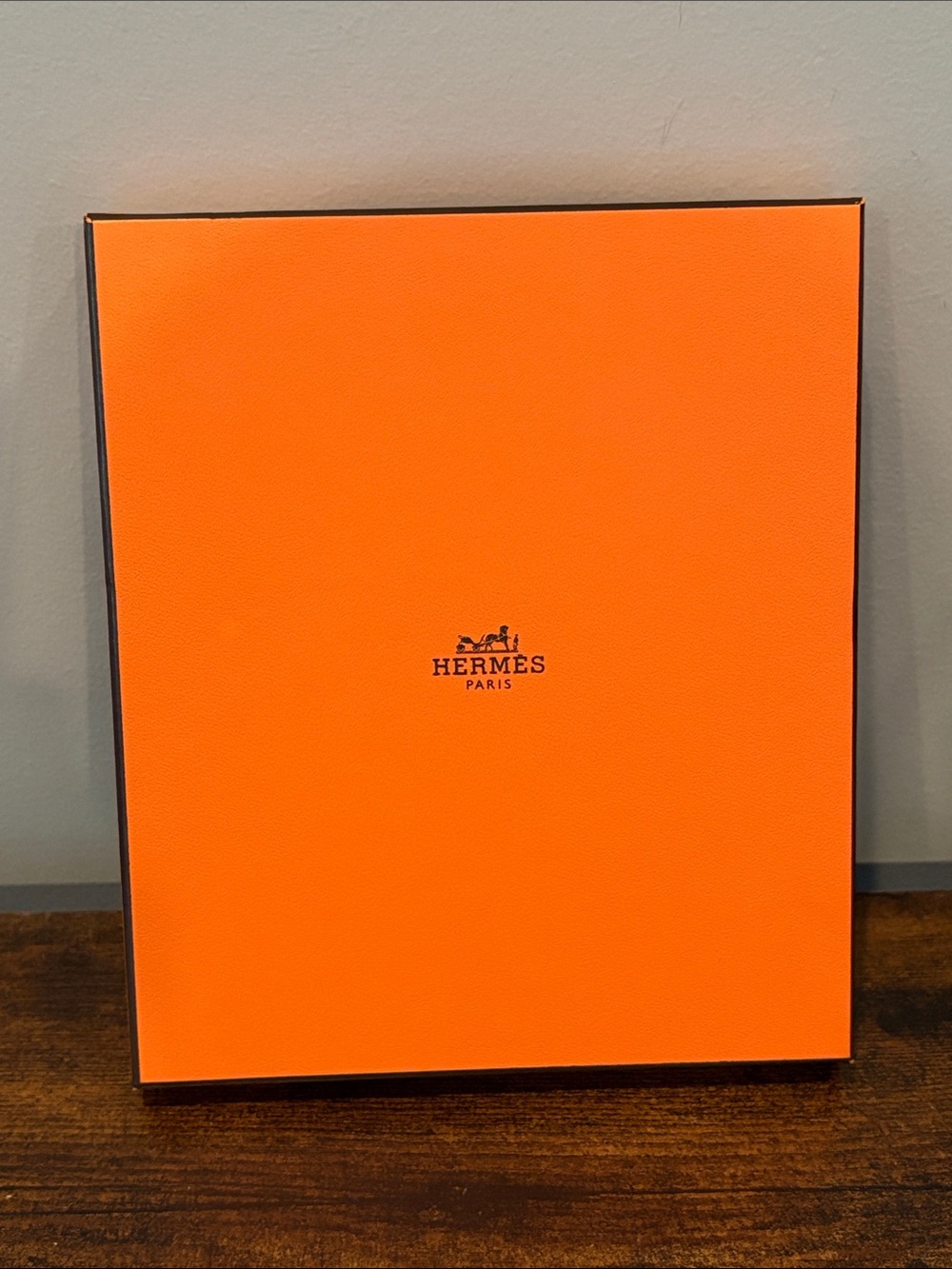 Empty Hermes Orange Gift Box Foam Lined Padded - 6.5” x 7.75”